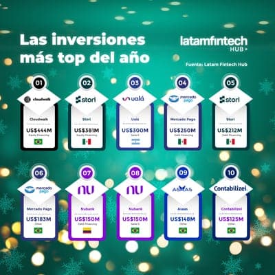 💸 Las inversiones más top del año en Fintech