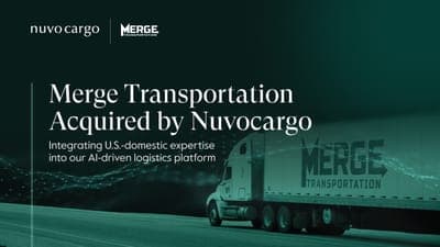 🚀 Nuvocargo Anuncia la Adquisición de Merge Transportation