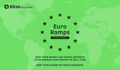 🚀 Bitso Business lanza Euro Ramps para pagos transfronterizos