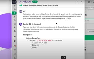 🚀 Bunker DB presenta ADA AI: Una herramienta para conversar con los datos