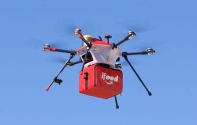 🚁 AdsiFood inicia entrega de comida por drones en Brasil
