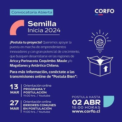 🌱 Concurso de Proyectos Semilla Inicia 2024