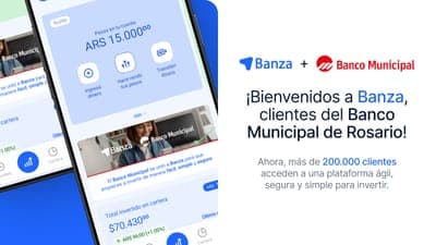 💼 Banco Municipal y Banza se unen para democratizar inversiones