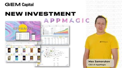 💰 AppMagic recauda $3 millones en ronda Serie A liderada por GEM Capital