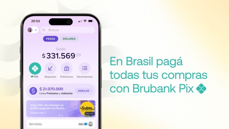 🌎 🏦 Brubank lleva PIX a argentinos en Brasil
