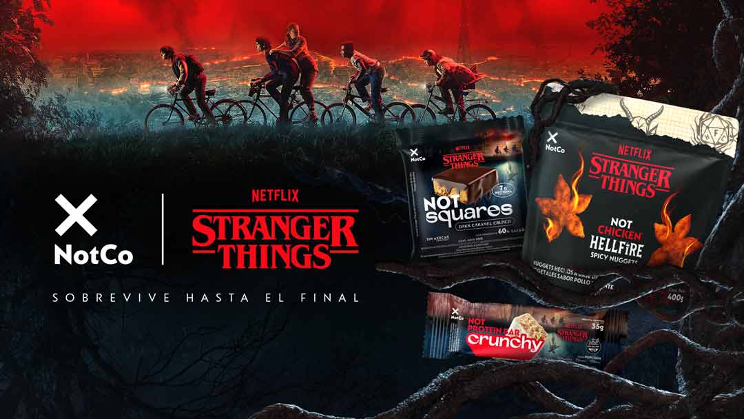 🌎 🍿 NotCo y Netflix lanzan snacks edición limitada inspirados en Stranger Things