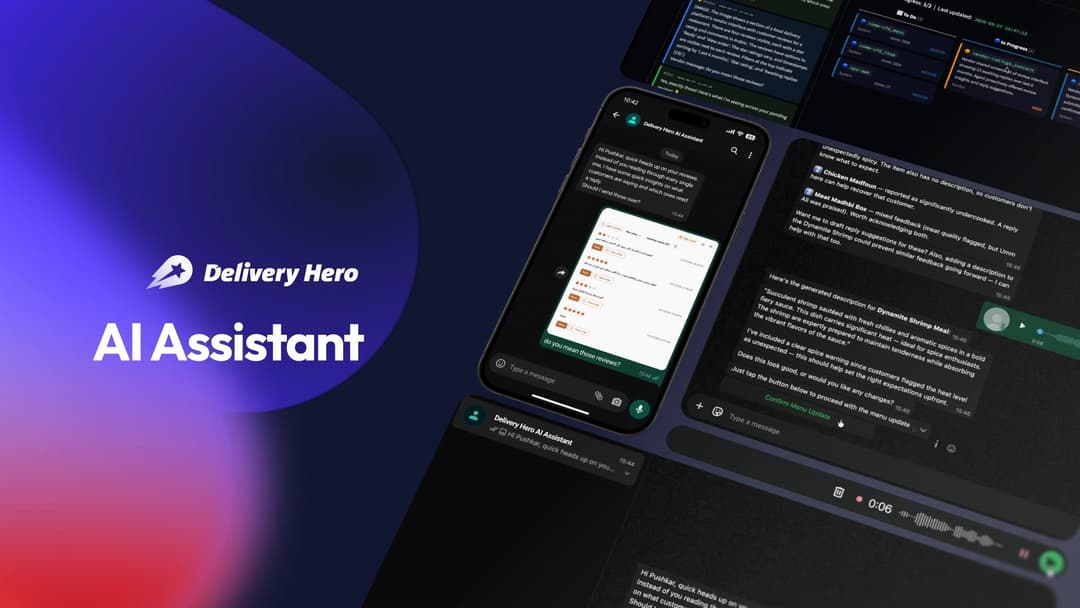 🤖 Delivery Hero lanza asistente de IA agéntica para potenciar a comercios y restaurantes locales