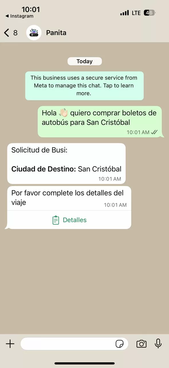 🤖 Busi Boletos integra IA PANITA para compra de boletos