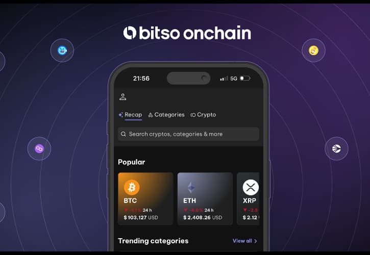 🚀 Onchain de Bitso llega a todo el mundo tras debut en LatAm