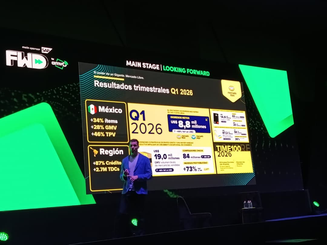 🚀 📈 Mercado Libre reporta ingresos récord de US $8.845 millones en el 1Q26