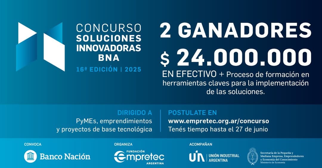 🚀 Fundación Empretec y Banco Nación lanzan concurso para impulsar innovación en PyMEs