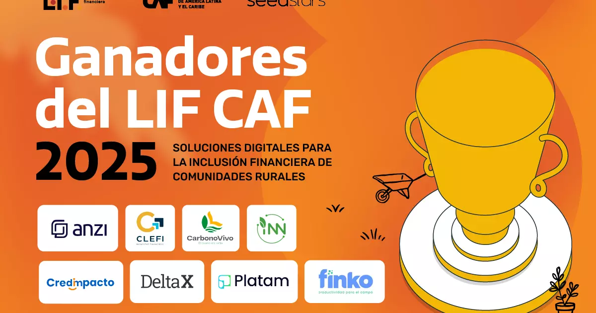 🚀 🏆 CAF anuncia las 8 ganadoras del Laboratorio de Inclusión Financiera 2025