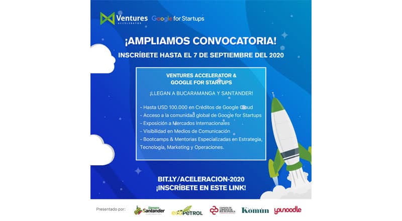 🚀 Ventures y Google for Startups lanzan Ventures Accelerator para emprendedores colombianos