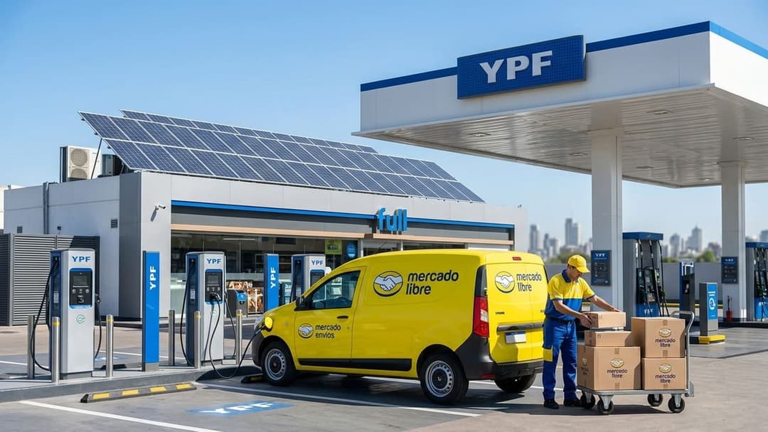 🚀 📦 Mercado Libre e YPF transforman estaciones de servicio en hubs logísticos