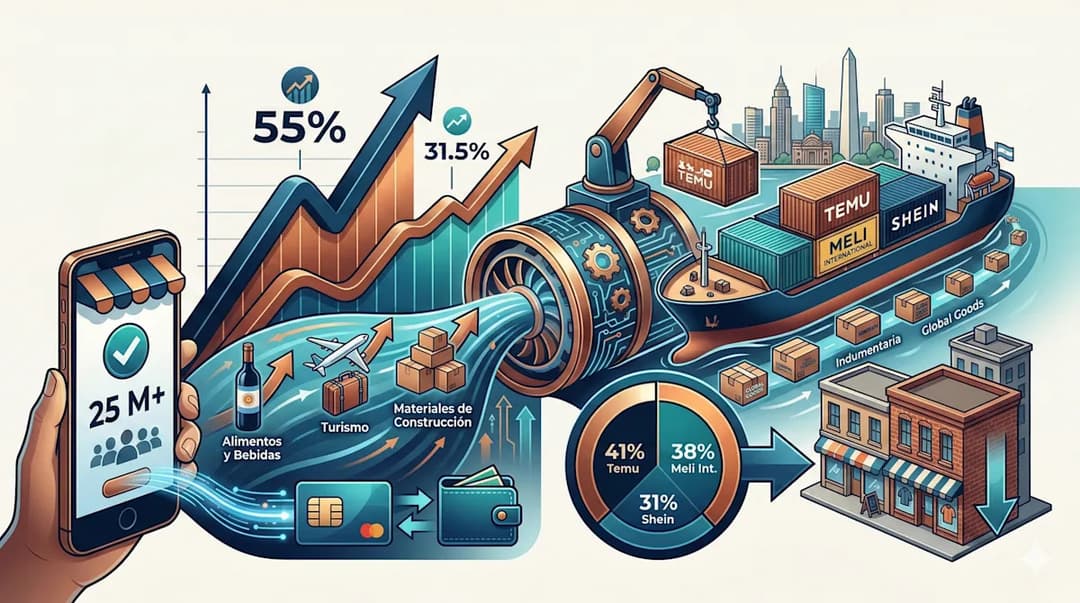 🚀 🛍️ El ecommerce en Argentina crece pero Temu y Shein desafían a las marcas locales