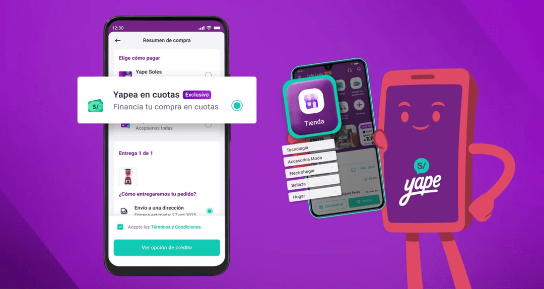 🚀 🛍️ Yape lanza compras en cuotas en su marketplace Yape Tienda