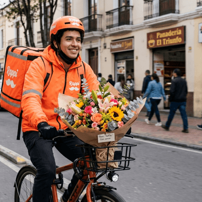 🚀 💐 Rappi incrementa un 20% sus ventas de flores a domicilio en el último año