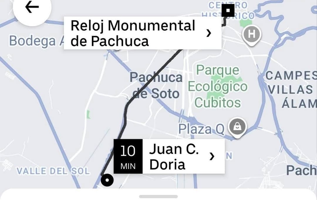 🌎 🚗 Uber aparece disponible en Pachuca, pero enfrenta obstáculos legales del gobierno estatal
