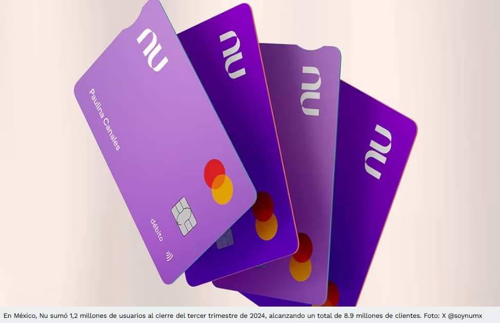 🌎 🏦 Nubank invertirá US$2.5 mmdd en México en 5 años
