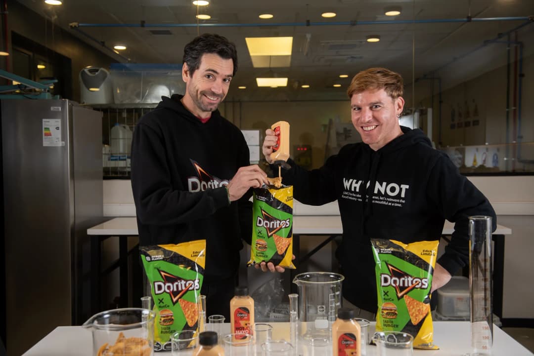🤖 PepsiCo y NotCo AI profundizan alianza con el lanzamiento de Doritos NotBurger