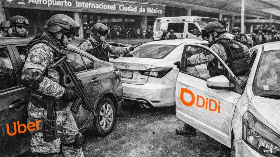🚀 🚨 Guardia Nacional inicia operativos contra Uber y Didi en el AICM