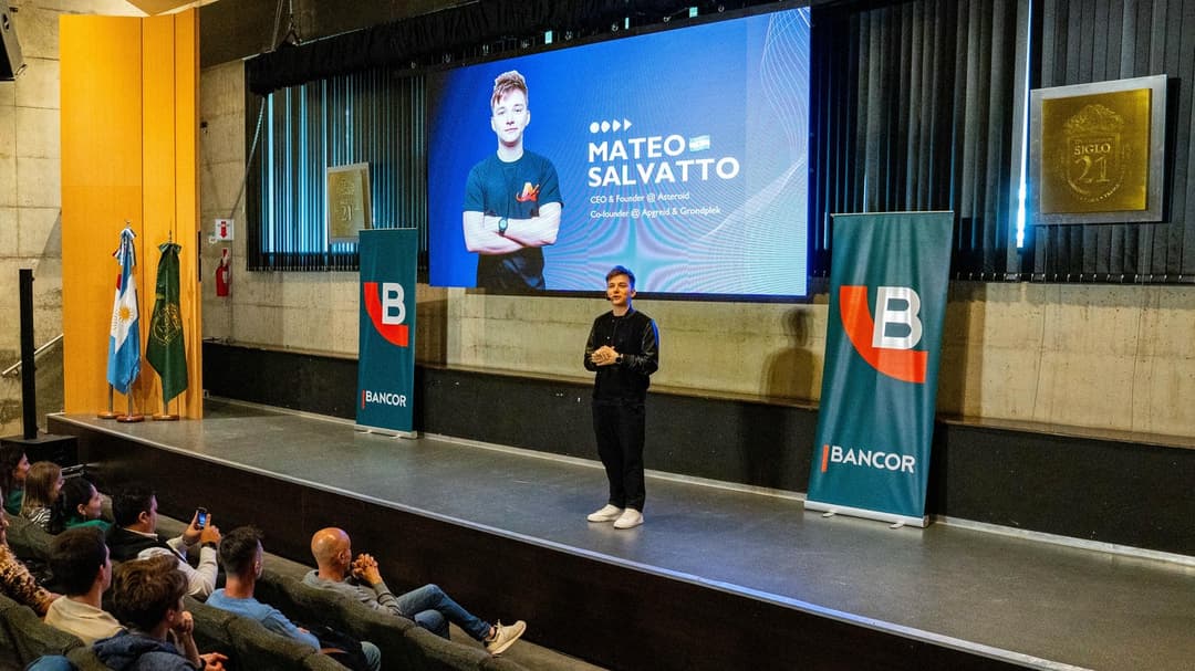 🚀 Mateo Salvatto impulsa impresoras 3D de cemento Grondplek y lleva Háblalo a Bancor