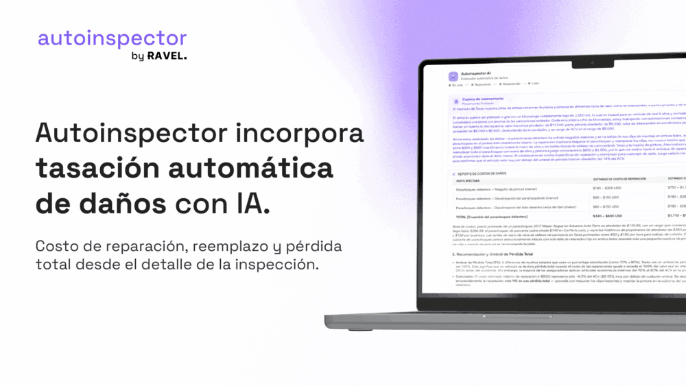 🚀 🚗 Autoinspector lanza tasación de daños con IA para el sector asegurador