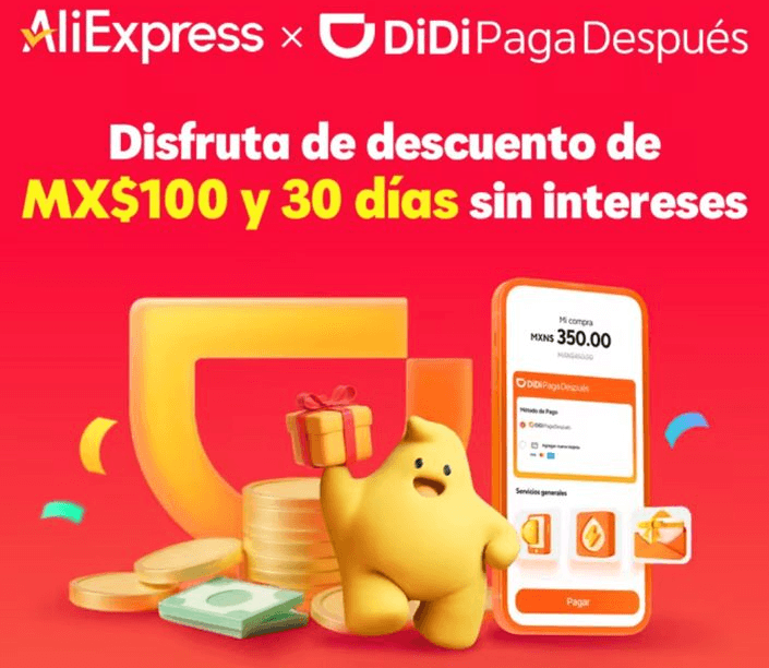 💳 DiDi lanza opción Compra Ahora Paga Después en AliExpress México