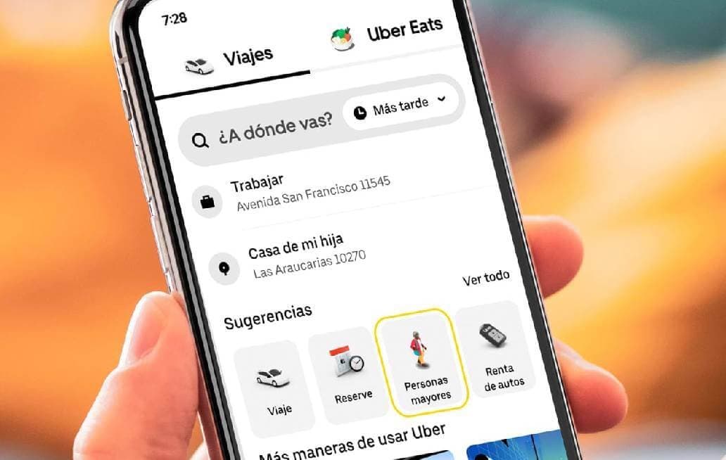 🌎 🚗 Uber lanza opción para adultos mayores en Puebla