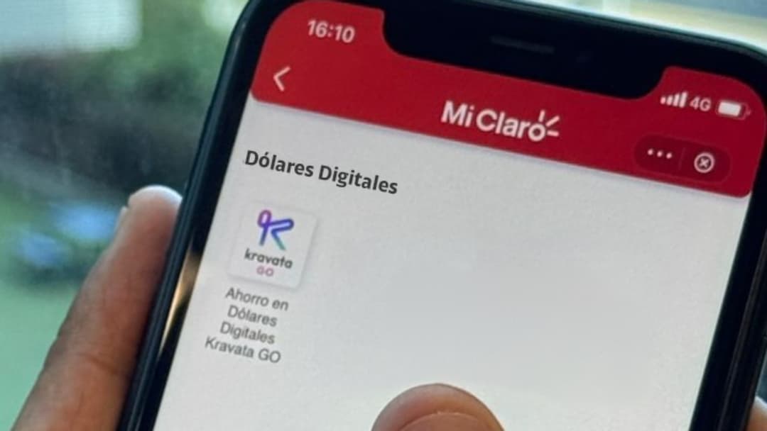 🚀 🤑 Kravata Go llega a Mi Claro para comprar dólares digitales