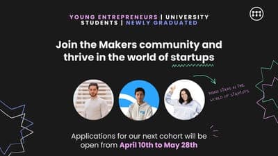 📝 Convocatoria: 'Makers Fellowship'