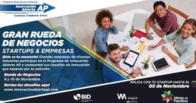 📝 Convocatoria: Programa empresarial Acelerado 'Innovación Abierta AP'