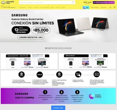 🧑🏽‍💻 Worknmates suma a Samsung y Mercado Libre como aliados