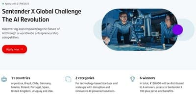 📝 Convocatoria: 'Santander X Global Challenge'