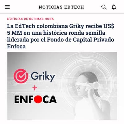 💸 Griky levantó US$5M en su ronda semilla