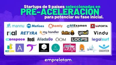 🚀 Emprelatam anunció la selección de su nuevo batch para su programa de Pre-Aceleración