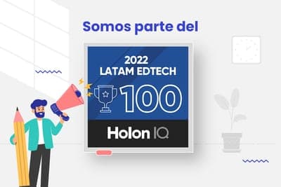 📚Luca fue elegida en la lista de las 100 startups EdTech de HolonIQ