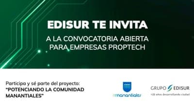 📝 Convocatoria: 'Proptech - POTENCIANDO LA COMUNIDAD MANANTIALES'