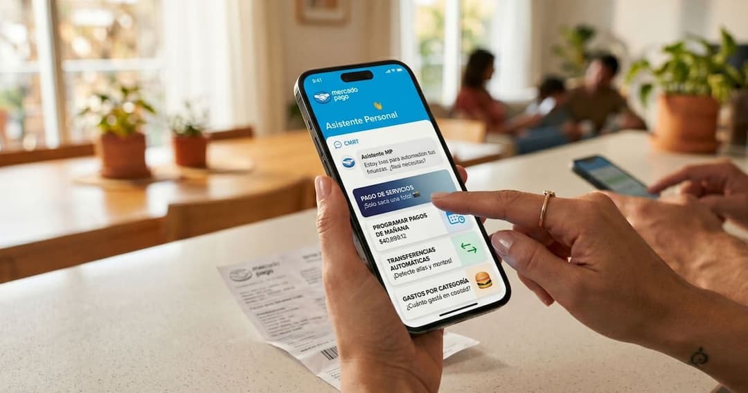 🤖 Mercado Pago lanza asistente con IA para automatizar la gestión de finanzas en Argentina