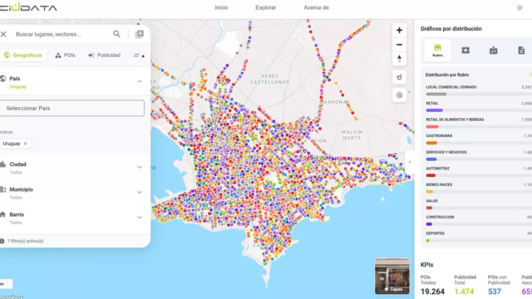 🌎 📍 Ciudata expande su plataforma de inteligencia territorial a Uruguay y apunta a México