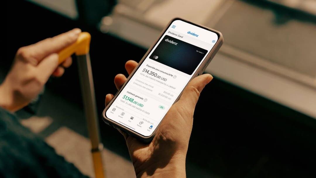 🌎 🏦 Dividenz lanza cuenta remunerada en dólares con cashback en Colombia