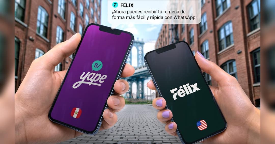 🌎 💸 Yape y la fintech Félix se alían para facilitar remesas desde EE. UU. vía WhatsApp