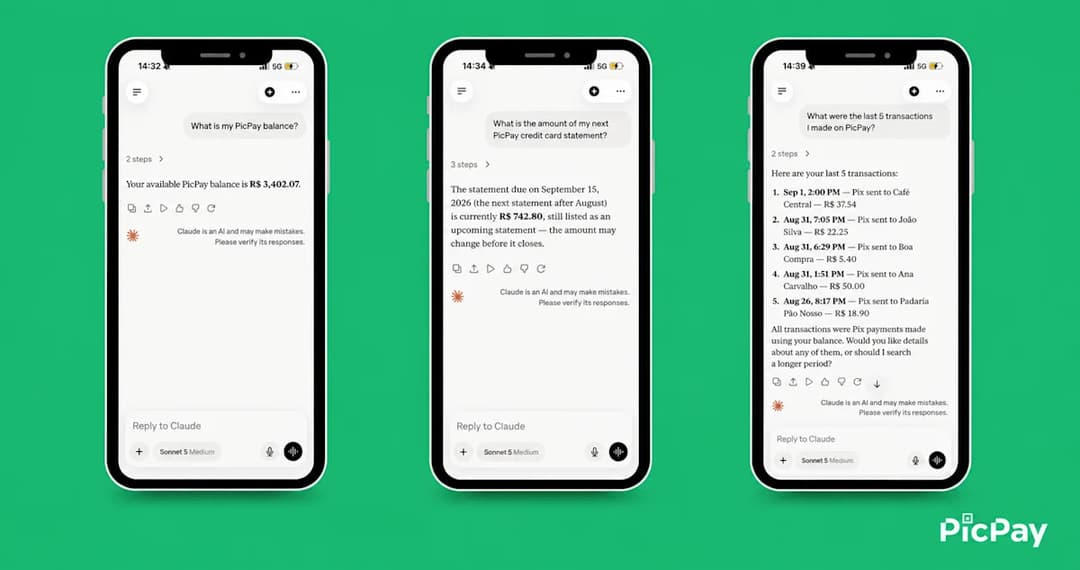 🤖 PicPay integra a Claude de Anthropic para consultas financieras con IA generativa