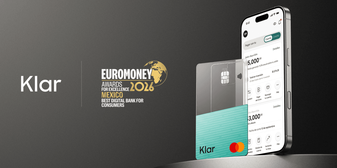 🚀 🏆 Klar es elegido el Mejor Banco Digital de México por Euromoney