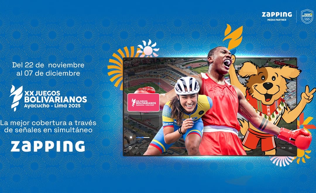 🚀 📺 Zapping transmitirá en exclusiva los Juegos Bolivarianos 2025 en Ecuador