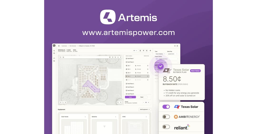 💰 ☀️ Artemis recauda $6M y se expande a Latinoamérica impulsada por Copec WIND Ventures