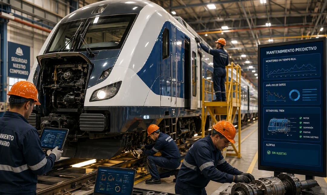 ☁️ 🚆 Fracttal impulsa el mantenimiento predictivo para transformar el sector ferroviario en México