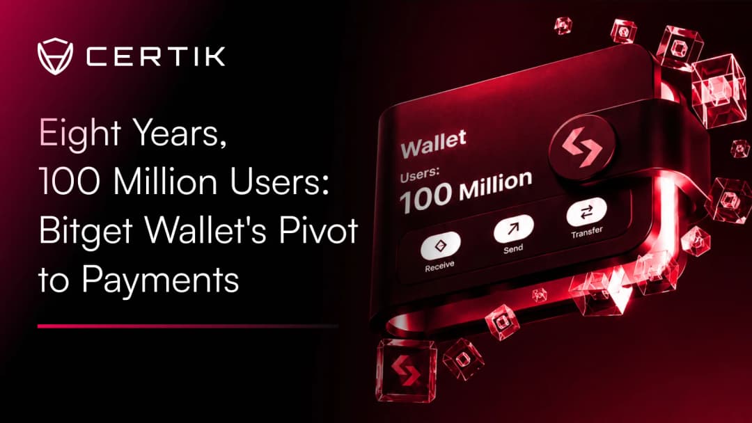 💳 Bitget Wallet alcanza 100M de usuarios e integra pagos con Pix en Brasil