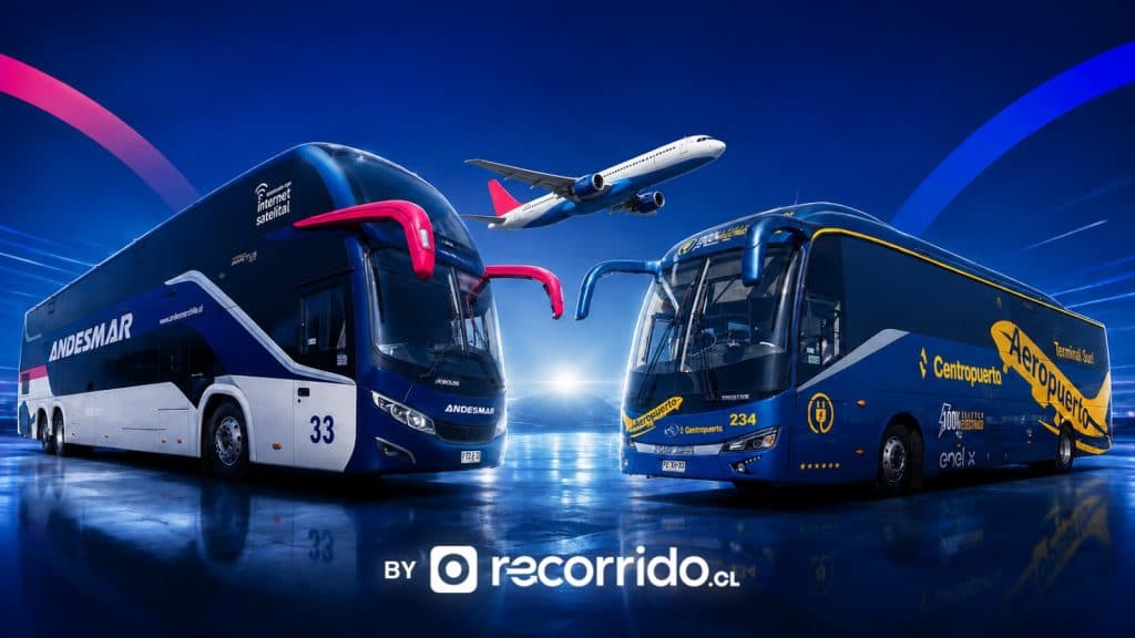 🚀 🚌 Recorrido.cl, Centropuerto y Andesmar lanzan pasajes integrados al Aeropuerto de Santiago