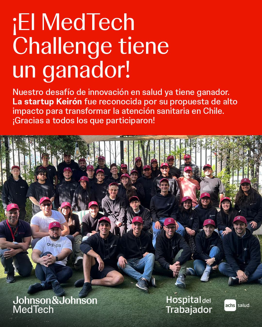 🏥 Startup chilena Keirón gana el MedTech Challenge 2025